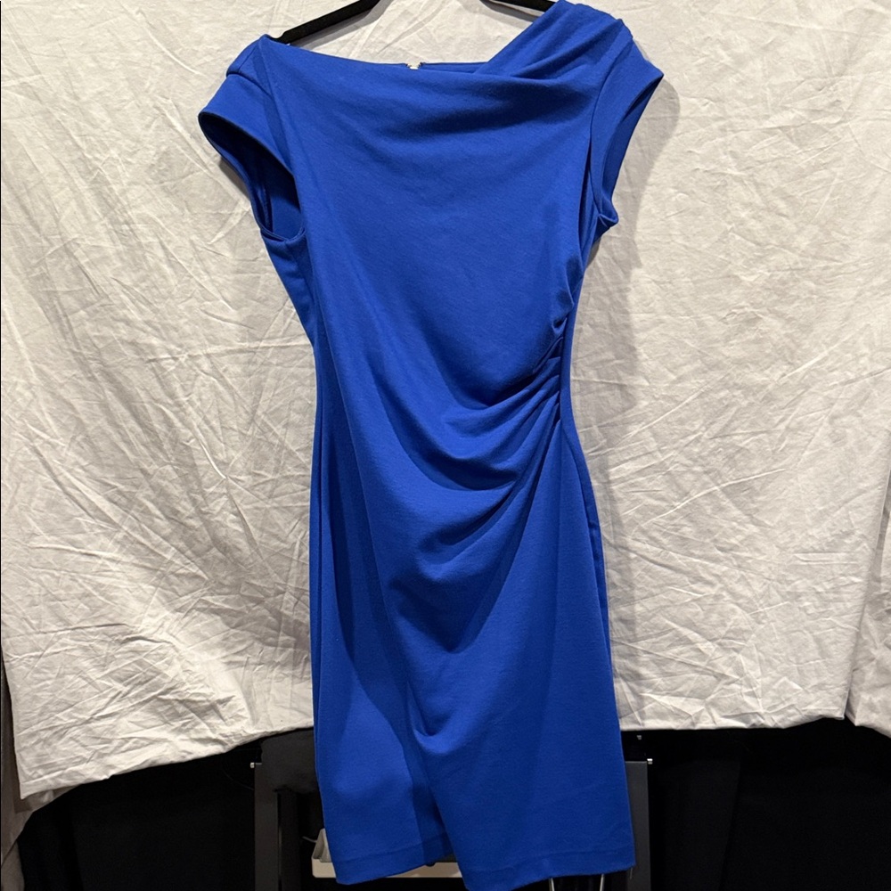 Taylor Asymmetrical Royal Blue Dress